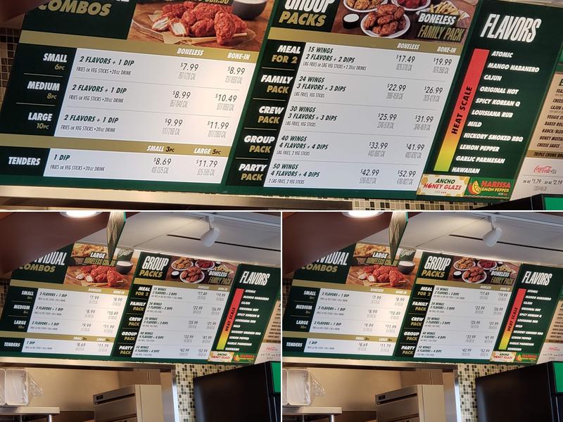Wingstop Menu