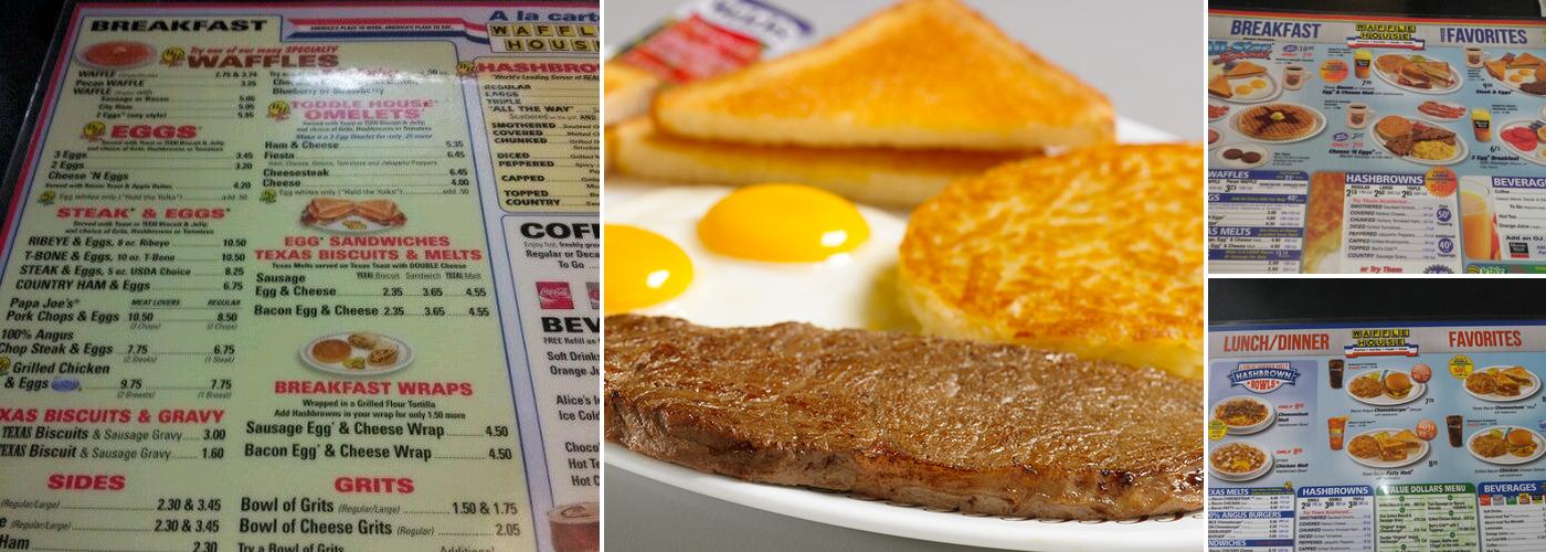 Waffle House Menu