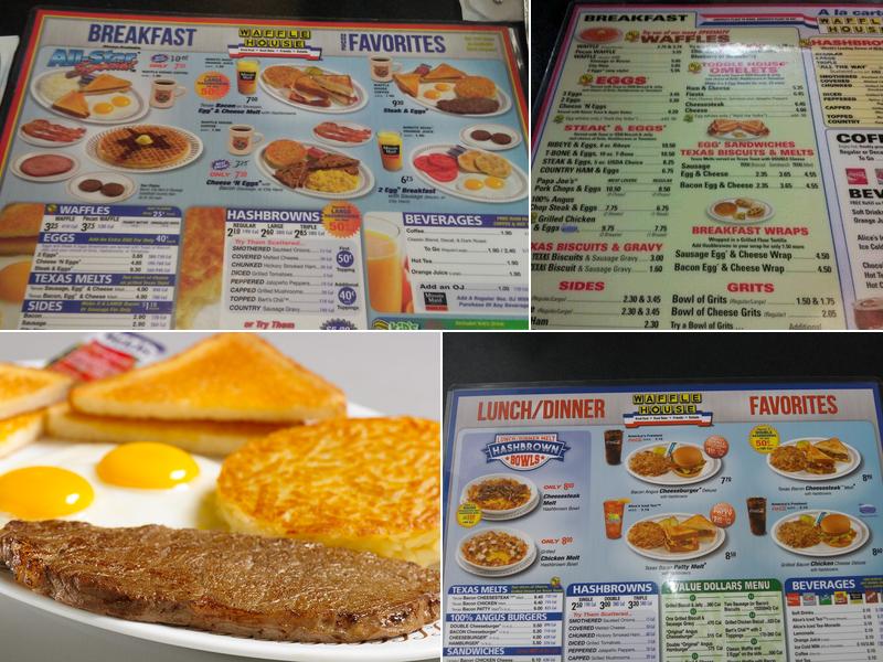 Waffle House Menu