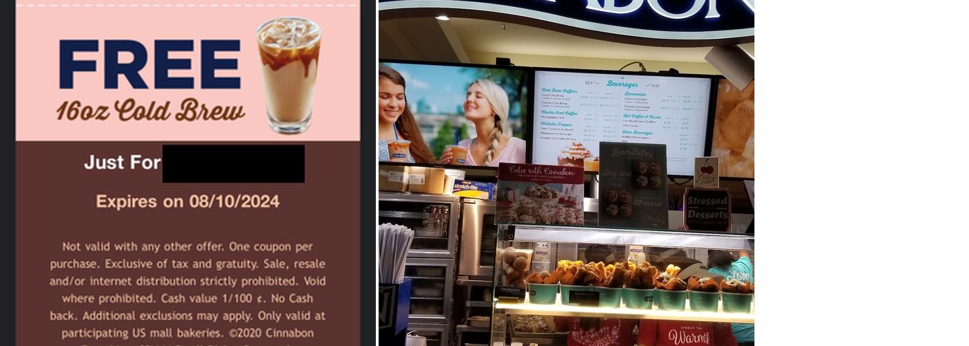 Cinnabon Menu