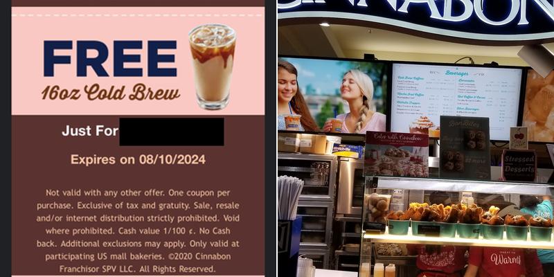 Cinnabon Menu
