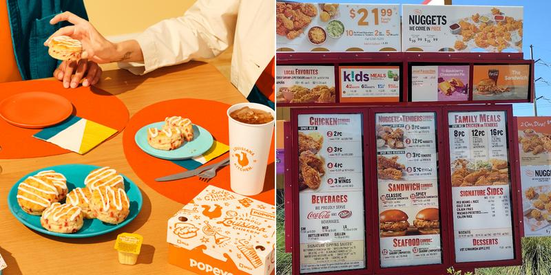 Popeyes Louisiana Kitchen Menu