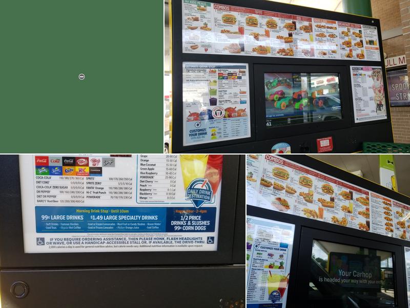 Sonic Drive-In Menu