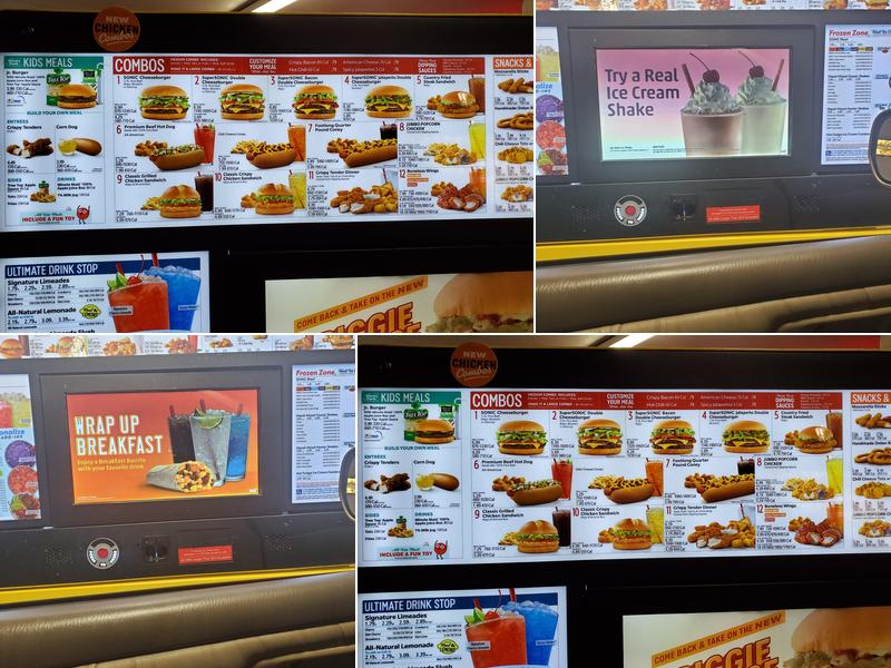 Sonic Drive-In Menu