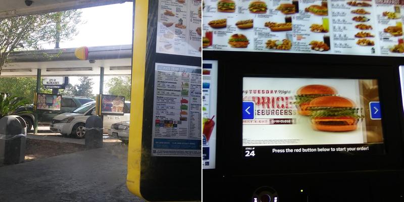 Sonic Drive-In Menu