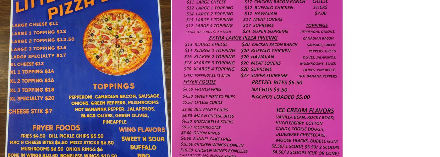 Pizza Pro Menu