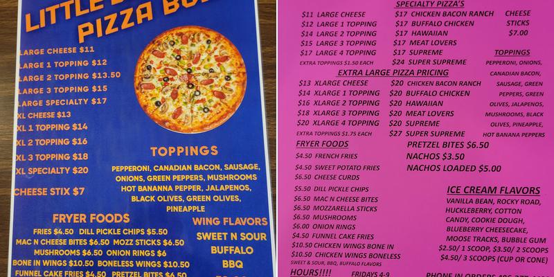 Pizza Pro Menu
