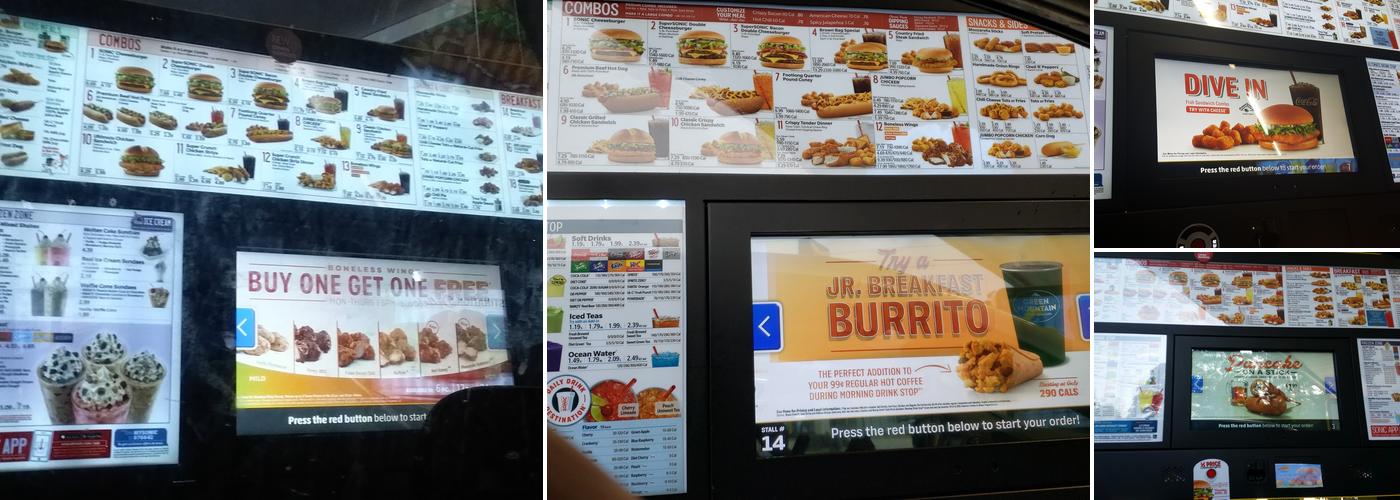 Sonic Drive-In Menu
