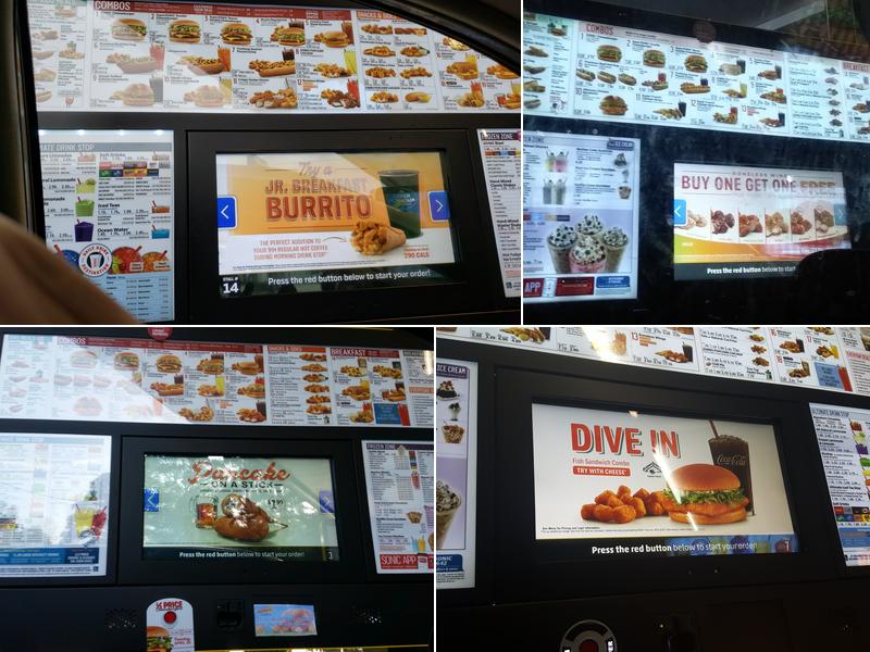 Sonic Drive-In Menu