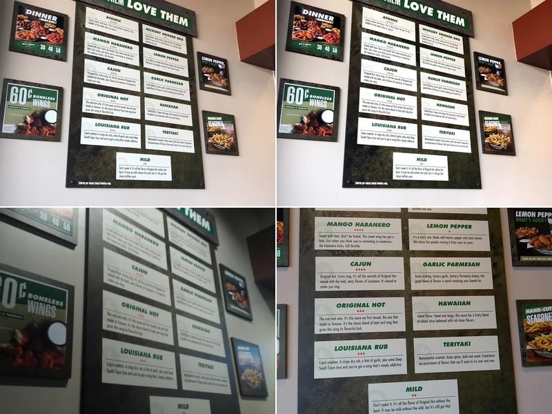 Wingstop Menu