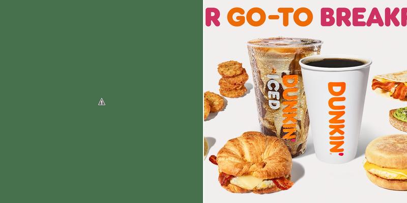 Dunkin' Menu