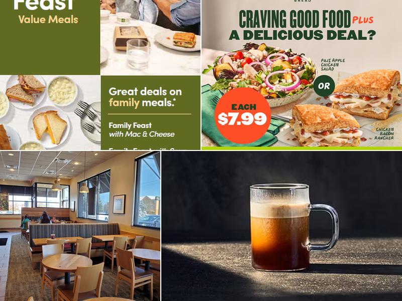 Panera Bread Menu