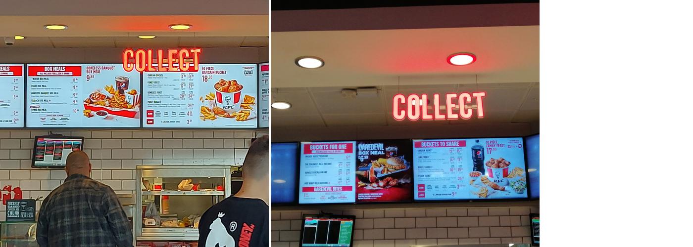 KFC Menu