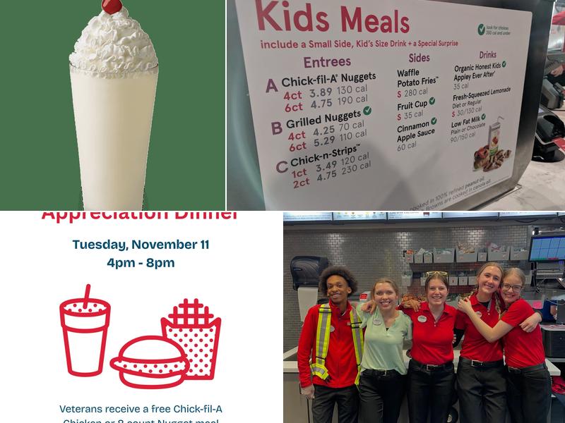 Chick-fil-A Menu