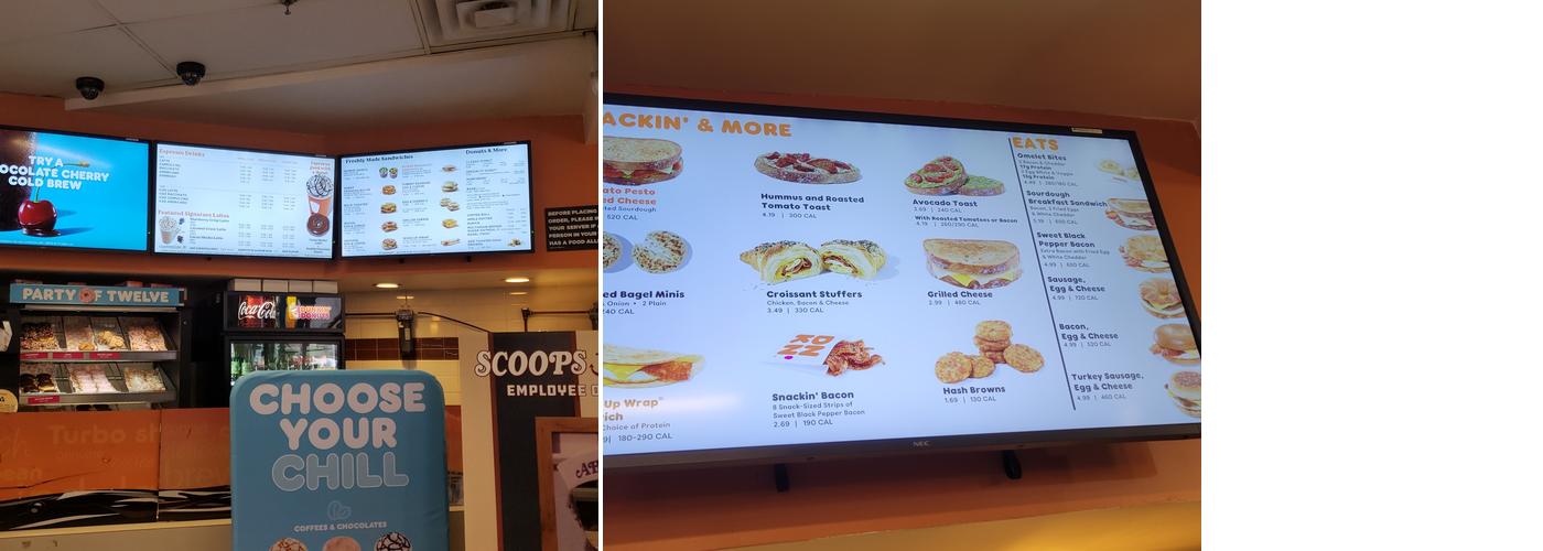 Dunkin' Menu