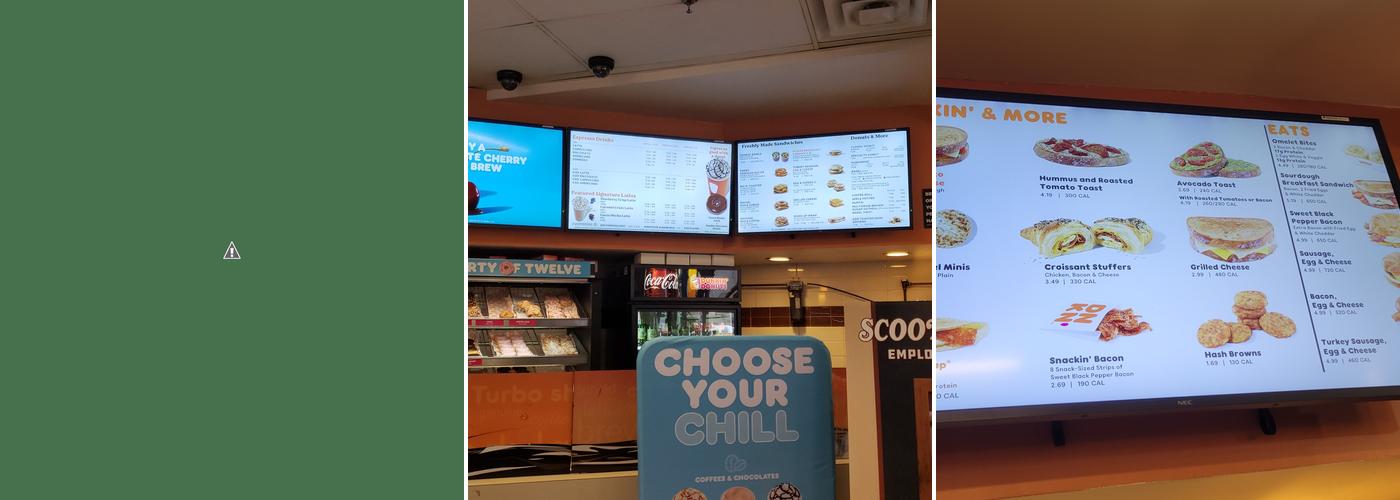 Dunkin' Menu