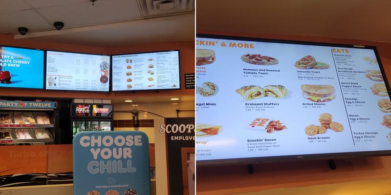 Dunkin' Menu