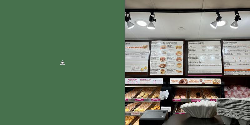 Dunkin' Menu