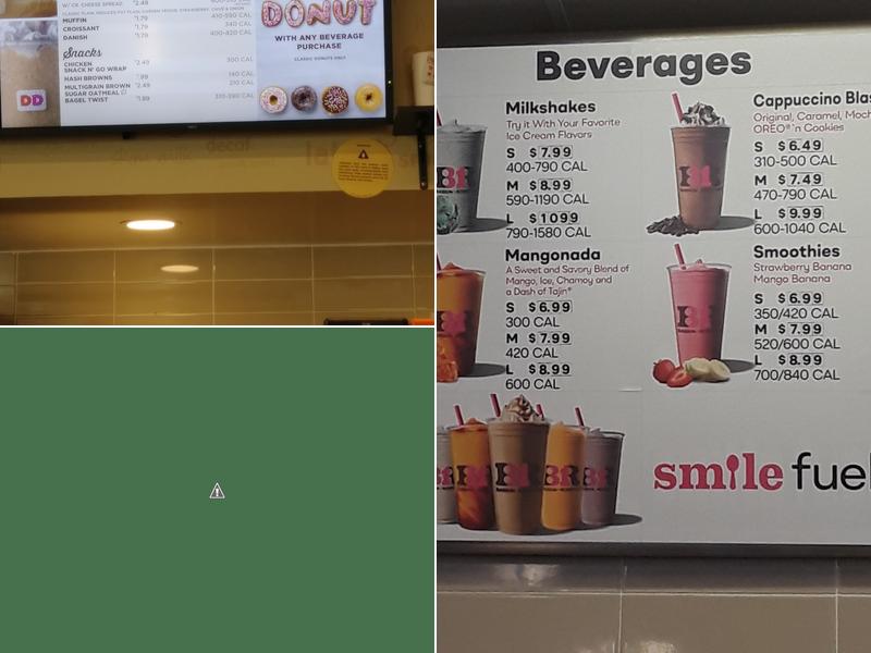 Dunkin' Menu