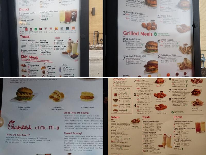 Chick-fil-A Menu