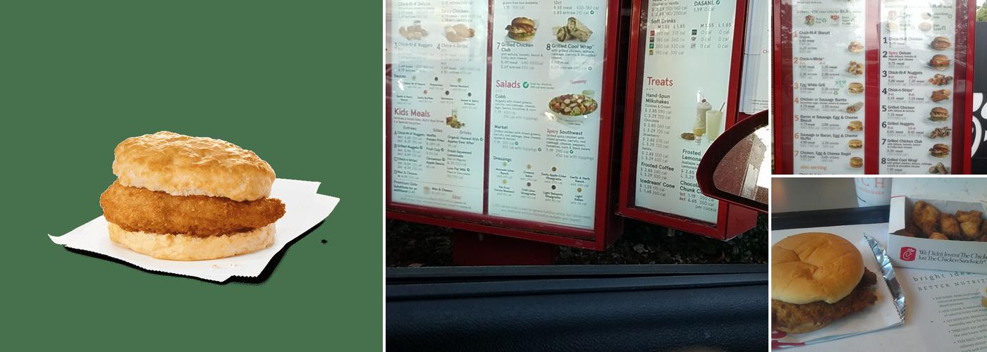 Chick-fil-A Menu