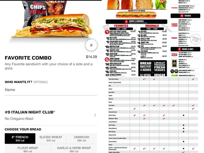Jimmy John's Menu
