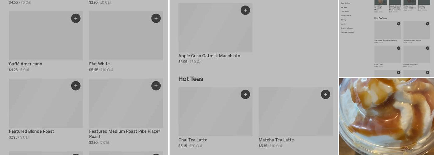 Starbucks Menu
