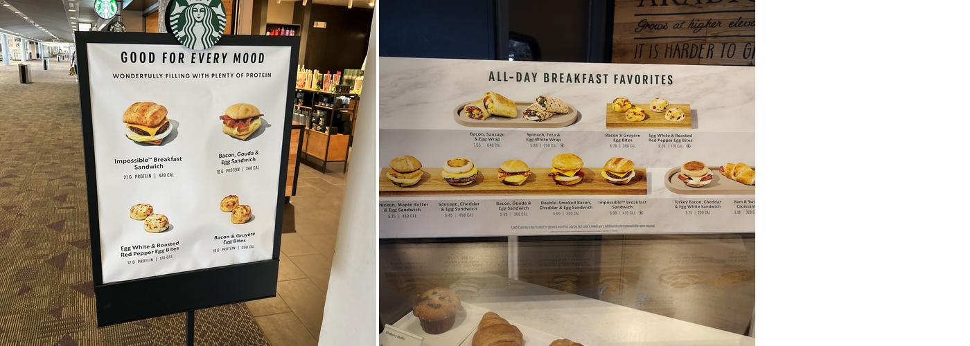 Starbucks Menu