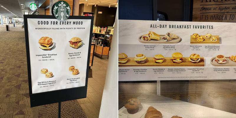 Starbucks Menu