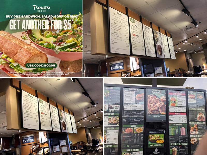 Panera Bread Menu