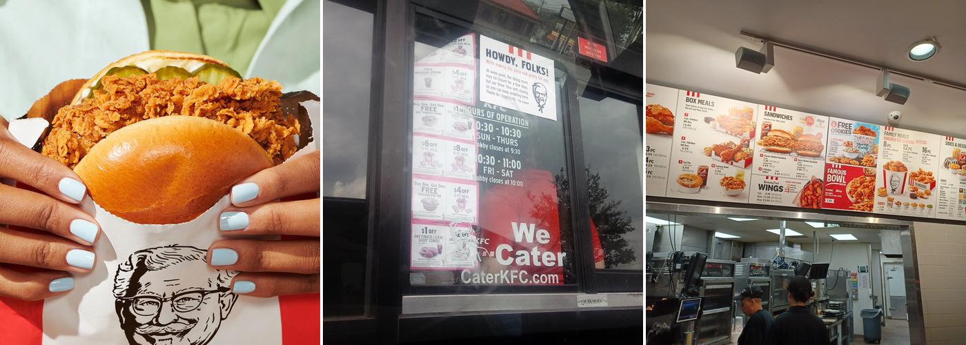 KFC Menu