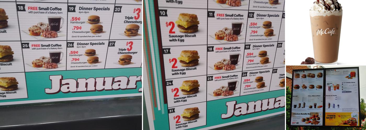 McDonald's Menu