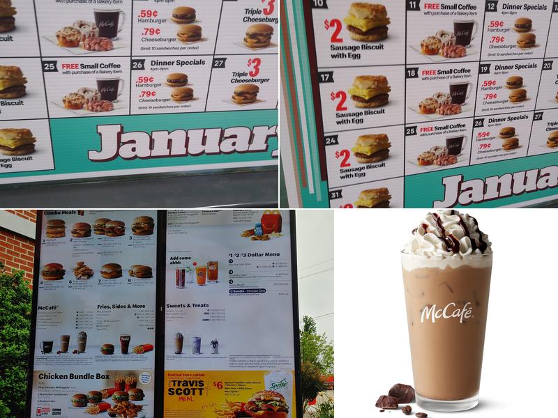 McDonald's Menu