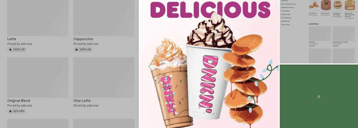 Dunkin' Menu