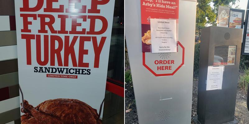 Arby's Menu