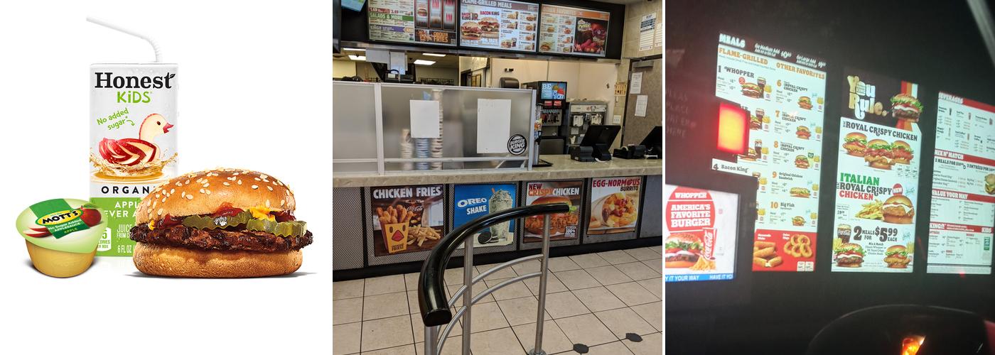 Burger King Menu