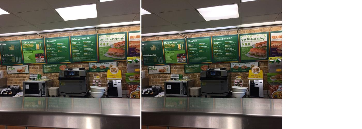 Subway Menu