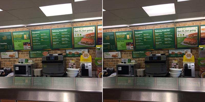 Subway Menu