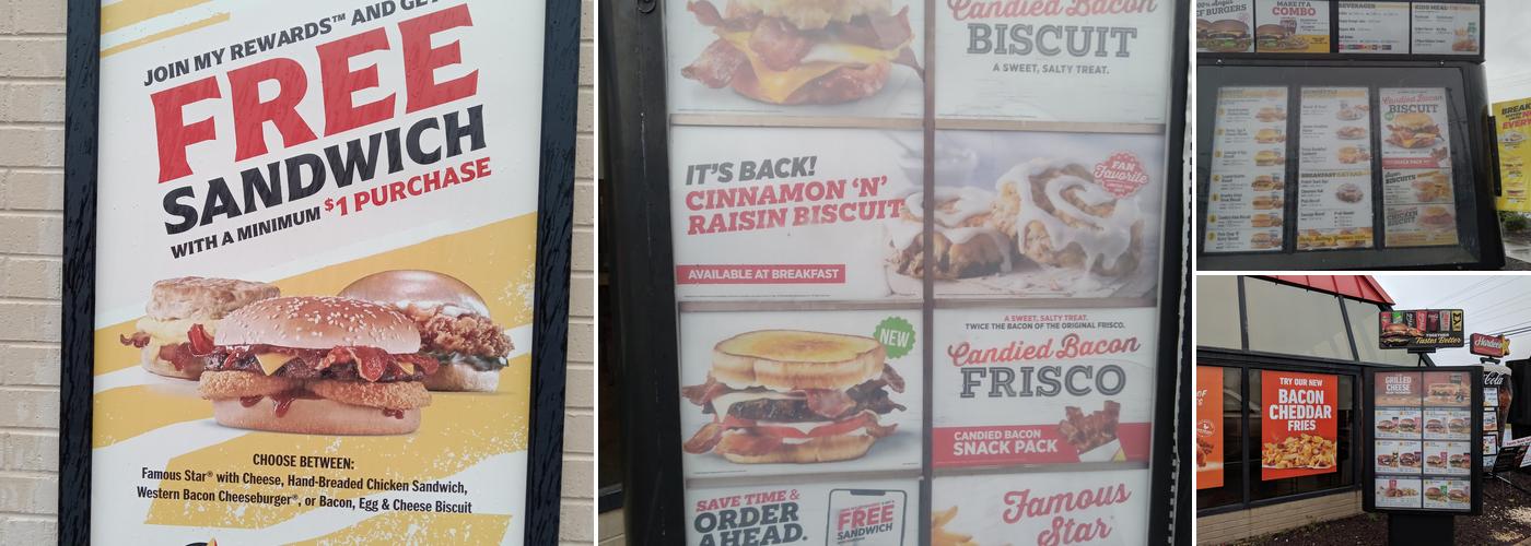 Hardee's Menu