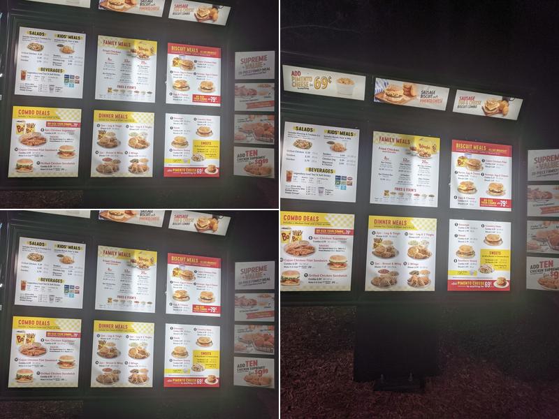 Bojangles Menu