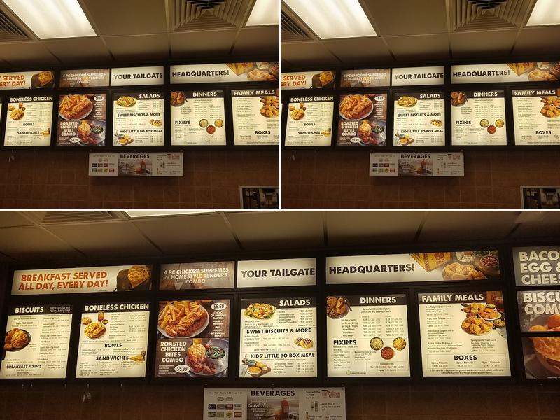 Bojangles Menu
