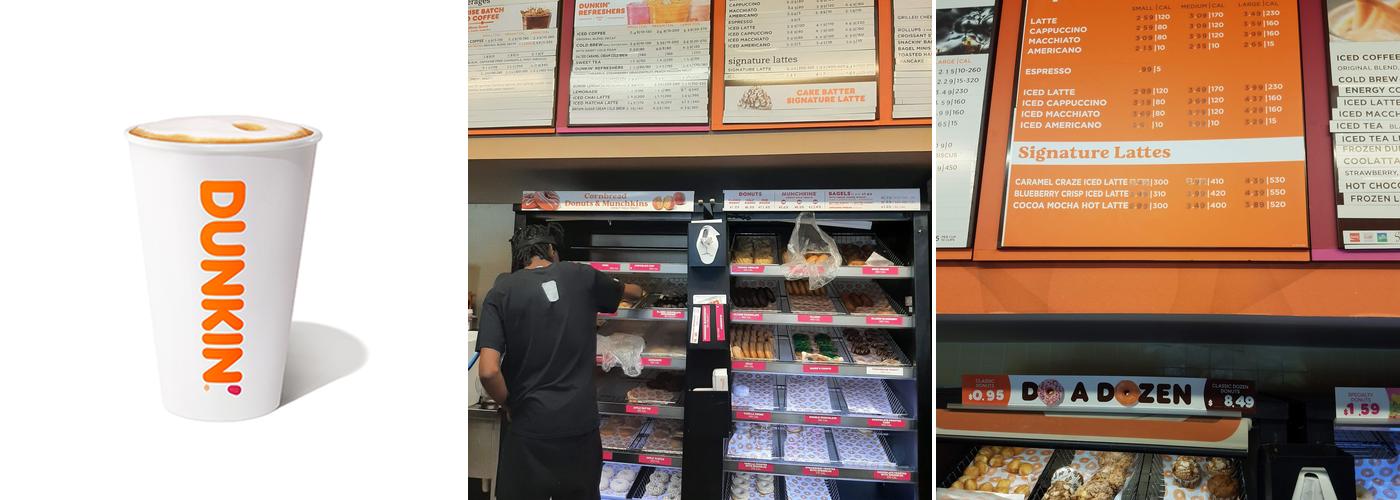 Dunkin' Menu