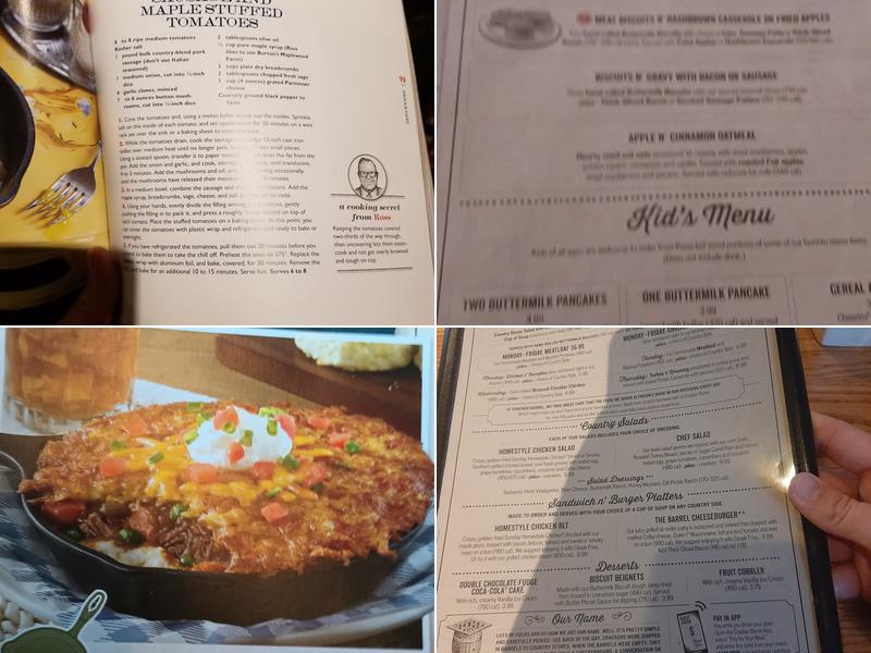 Cracker Barrel Old Country Store Menu