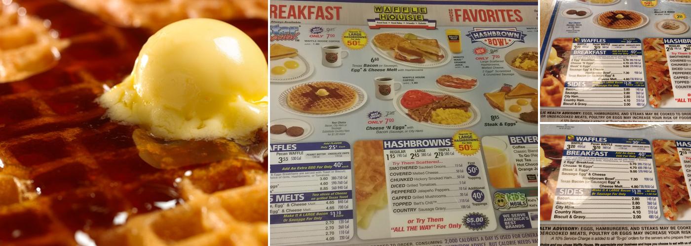 Waffle House Menu