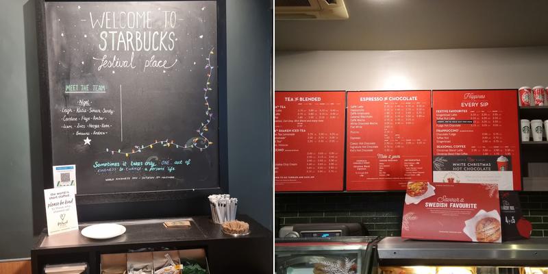 Starbucks Coffee Menu