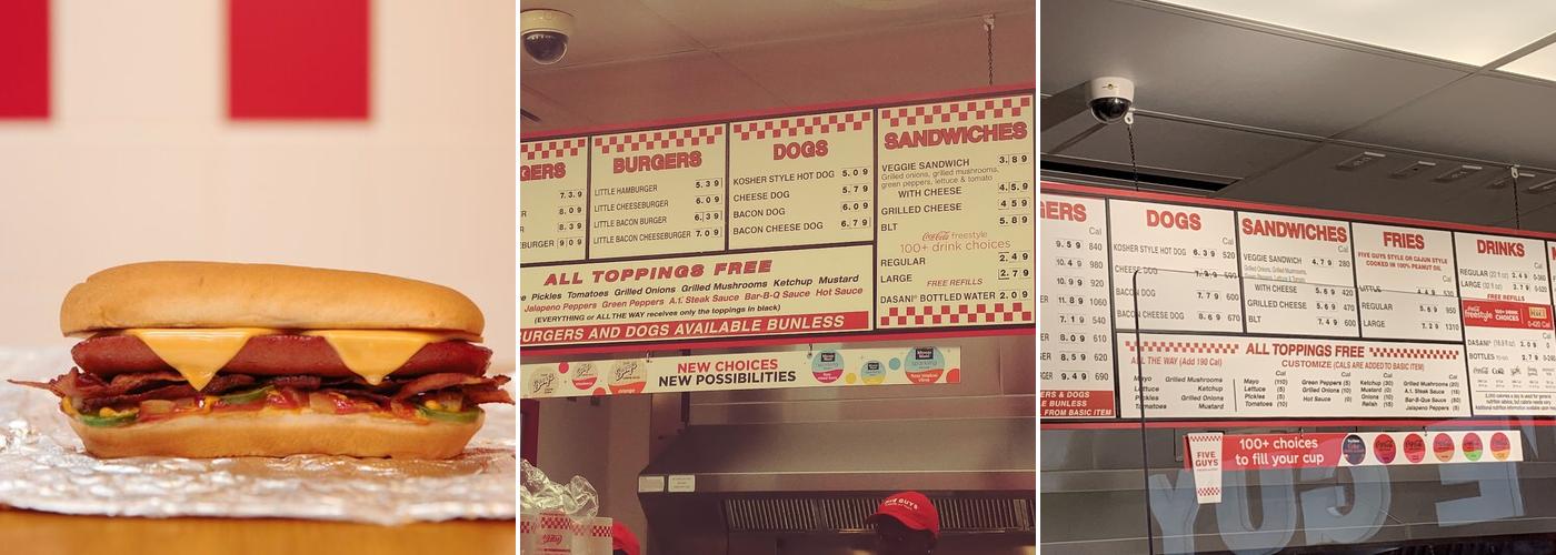 Five Guys Menu