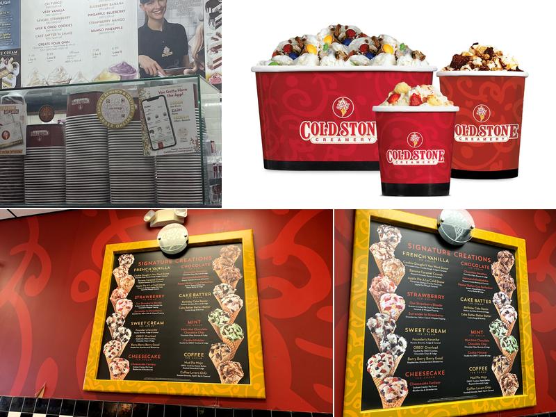 Cold Stone Creamery Menu