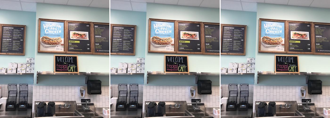 Tropical Smoothie Cafe Menu