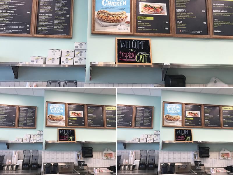 Tropical Smoothie Cafe Menu