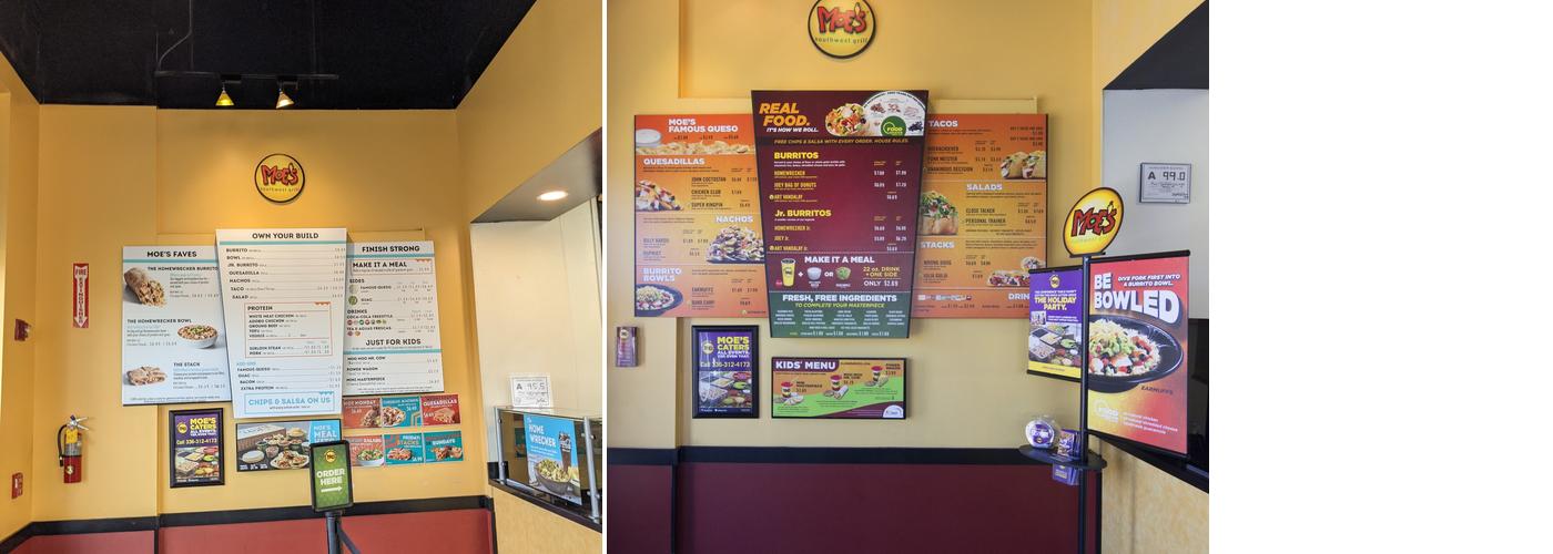 Moe's Southwest Grill Menu